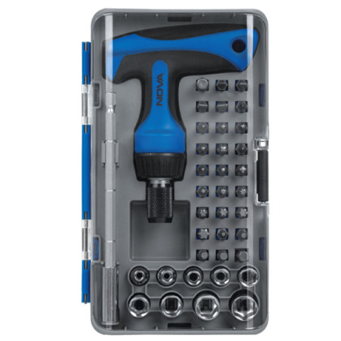 ست بیت و بکس 38 عددی بادسته جغجغه 1355 نوا 