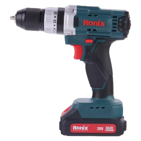 دریل شارژی 20 ولت رونیکس 8620
